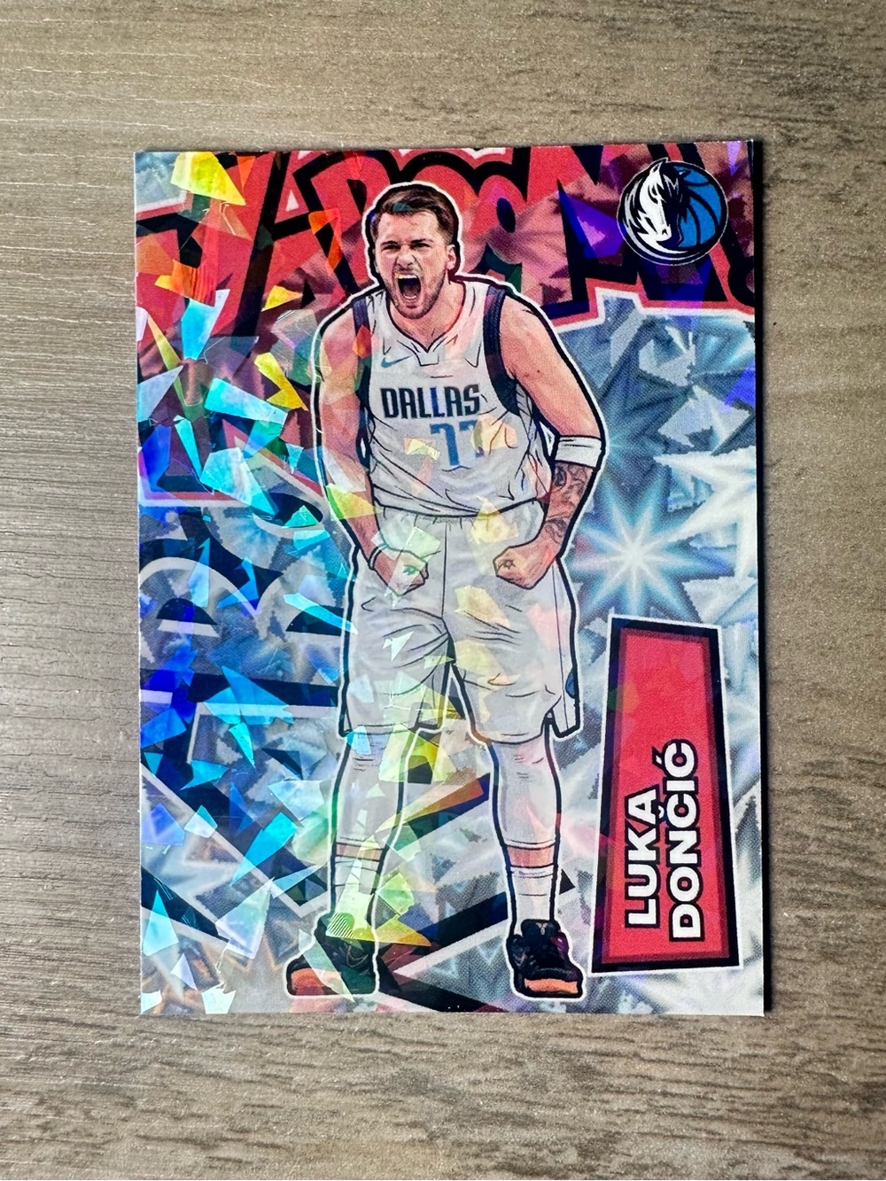 Luka Doncic 2021/22 Panini Kaboom #1 Holo Novelty Basketball Card. Holo.